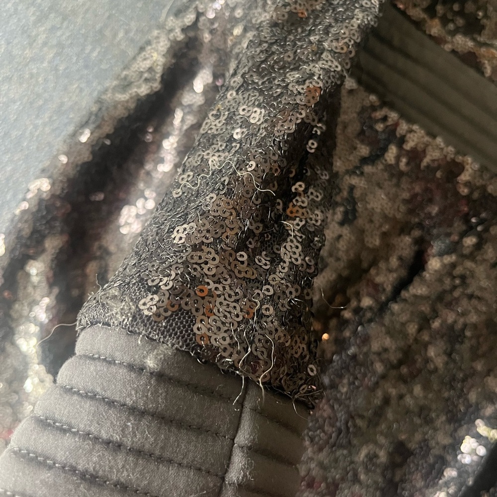 Zhivago Siempre Viva dress- black sequins US/8 L - Picture 8 of 8